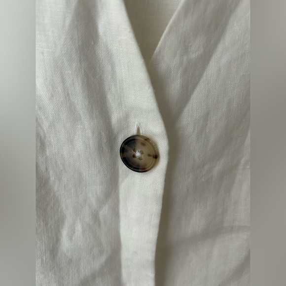 Aritzia Wilfred linen white mini dress - Picture 6 of 12